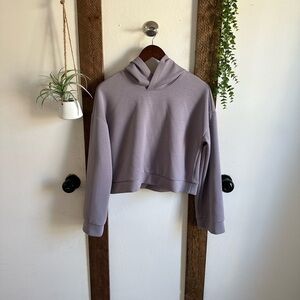 Sage Collective Lavender Cropped Athletic Hoodie Women's Cropped Hoodie size XS